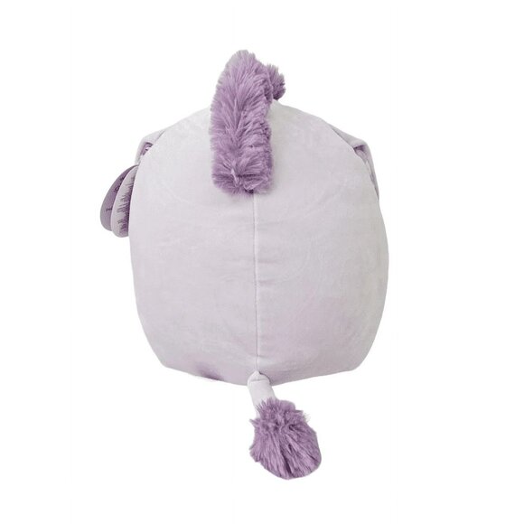 Squishmallows Official Kellytoys Plush 8 Inch Delzi the Purple Donkey Floral Bel - Picture 2 of 6